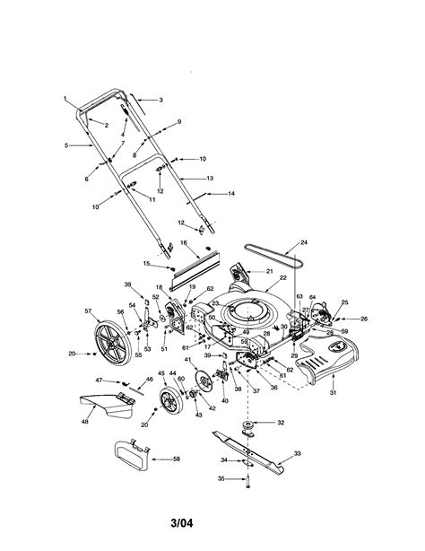 The easy way to remove the deck and replace the belt. . Bolens mower parts diagram